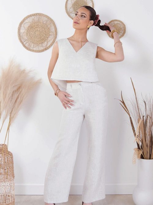 Diane G - Pantalon Selene Oatmeal