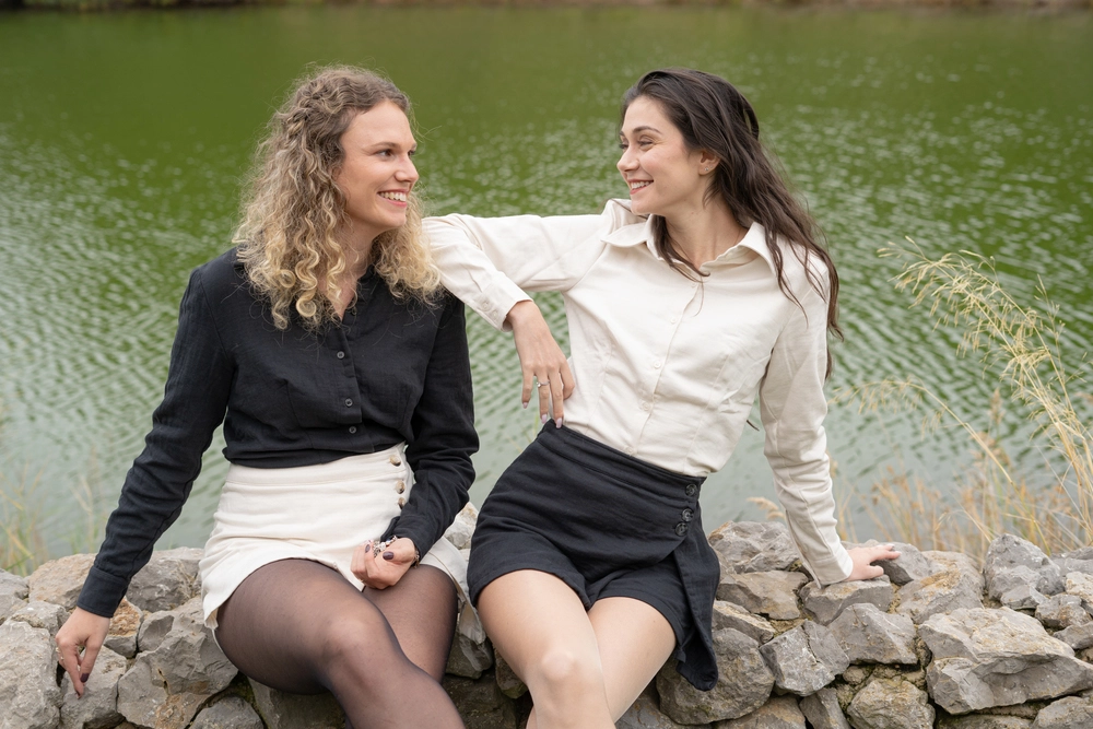 chemise floriane en coton recyclé noire