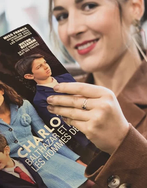 diane g avec le magazine gala