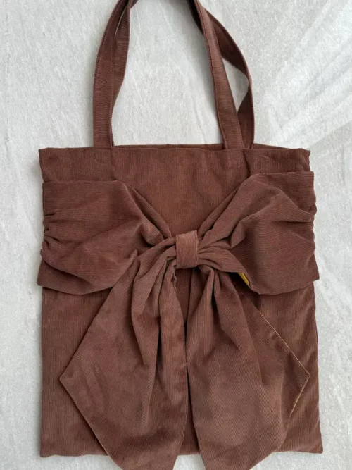 sac velours artémis marron Diane G