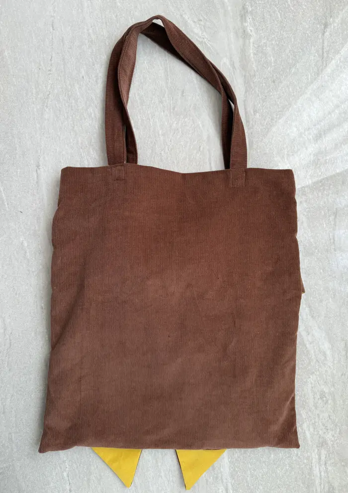 sac velours artémis marron Diane G