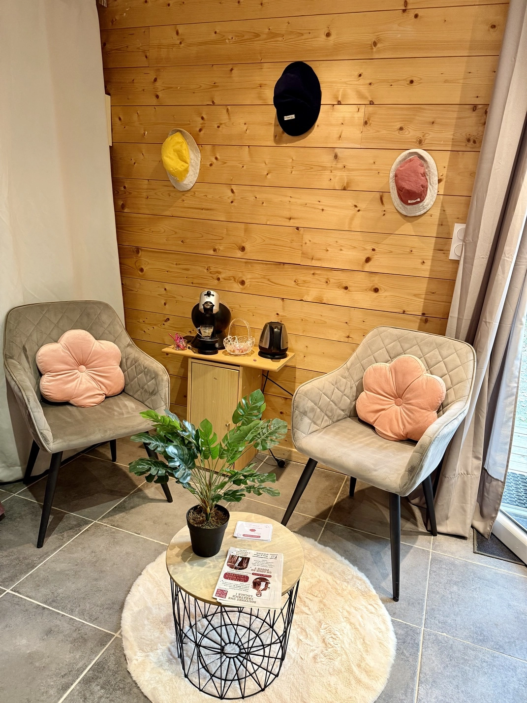 Coin intérieur cosy (salon/showroom)